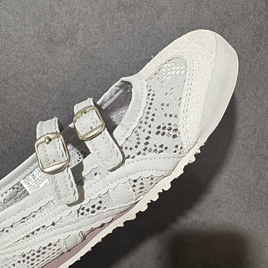 图片[8]-【公司级】Onitsuka Tiger鬼塚虎 MEXICO 66 TGRS 织物 蕾丝时尚舒适芭蕾 玛丽珍鞋 女 1182A705-020 尺码：36-41.5-选品中心