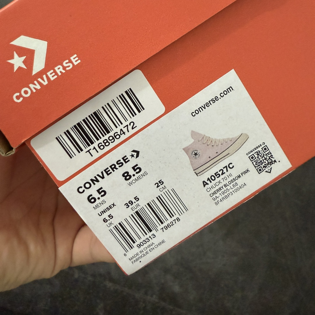 图片[14]-【虎扑版】 越南订单 裸鞋圈专属版本 Converse Chuck All Star 1970S 经典款潮流耐磨帆布鞋 经典永不过时 十年老厂出品 平台正品订单 超稳定的品控清洁度 全套原厂材料配置 原厂硫化工艺 油性扁平尖头 原厂楦头纸板数据 一体化超软蓝底加持 超软EVA鞋垫 后掌灰色缓震胶 脚感一比一还原 耐磨橡胶大底 越南产内外标 原盒黑色吊牌 超高清洁度 随意冲正 如有更好白送 偏大一码 尺码：35 36 36.5 37 37.5 38 39 39.5 40 41 41.5 42 42.5 43 44-选品中心