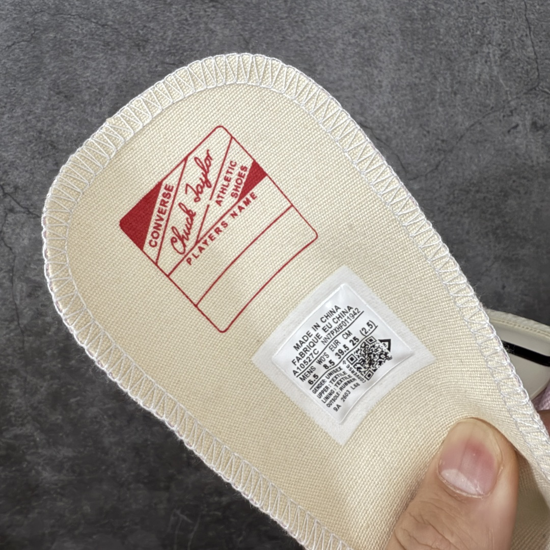 图片[10]-【虎扑版】 越南订单 裸鞋圈专属版本 Converse Chuck All Star 1970S 经典款潮流耐磨帆布鞋 经典永不过时 十年老厂出品 平台正品订单 超稳定的品控清洁度 全套原厂材料配置 原厂硫化工艺 油性扁平尖头 原厂楦头纸板数据 一体化超软蓝底加持 超软EVA鞋垫 后掌灰色缓震胶 脚感一比一还原 耐磨橡胶大底 越南产内外标 原盒黑色吊牌 超高清洁度 随意冲正 如有更好白送 偏大一码 尺码：35 36 36.5 37 37.5 38 39 39.5 40 41 41.5 42 42.5 43 44-选品中心