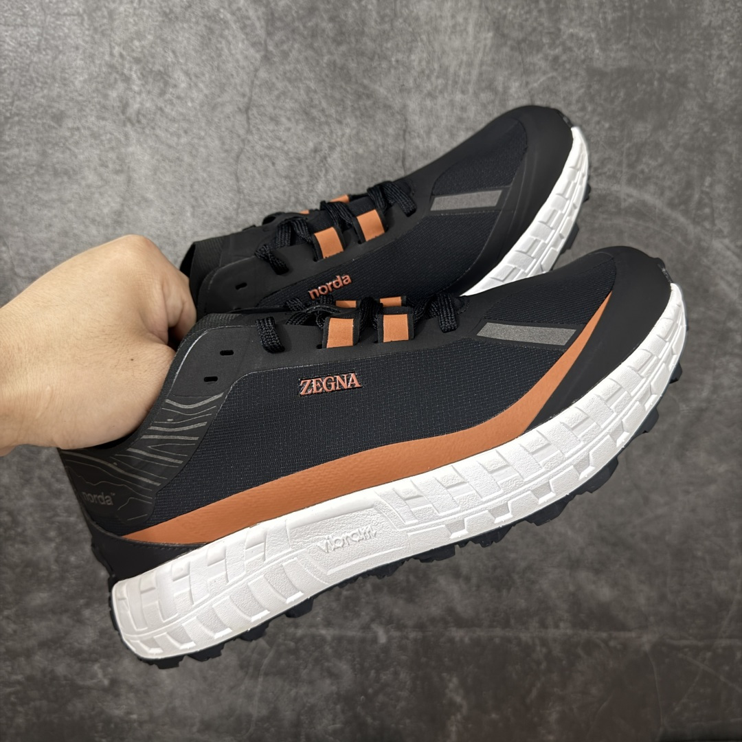 支持支持外贸专供ZEGNA x Norda 诺达 001 Sneaker0111 杰尼亚联名 网面越野跑