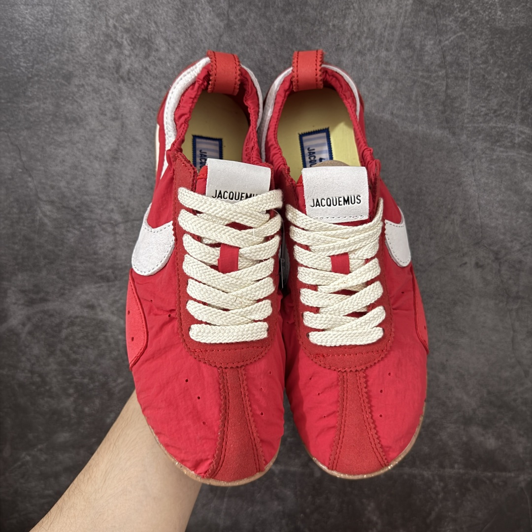 【纯原版】Jacquemus x Nike Jacumoon 舒适 低帮生活休闲鞋 红白色 货号：HV8
