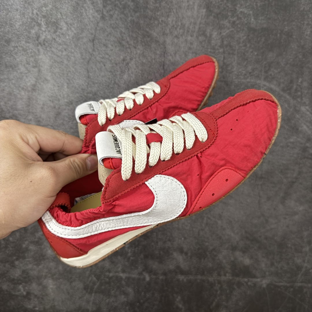 【纯原版】Jacquemus x Nike Jacumoon 舒适 低帮生活休闲鞋 红白色 货号：HV8