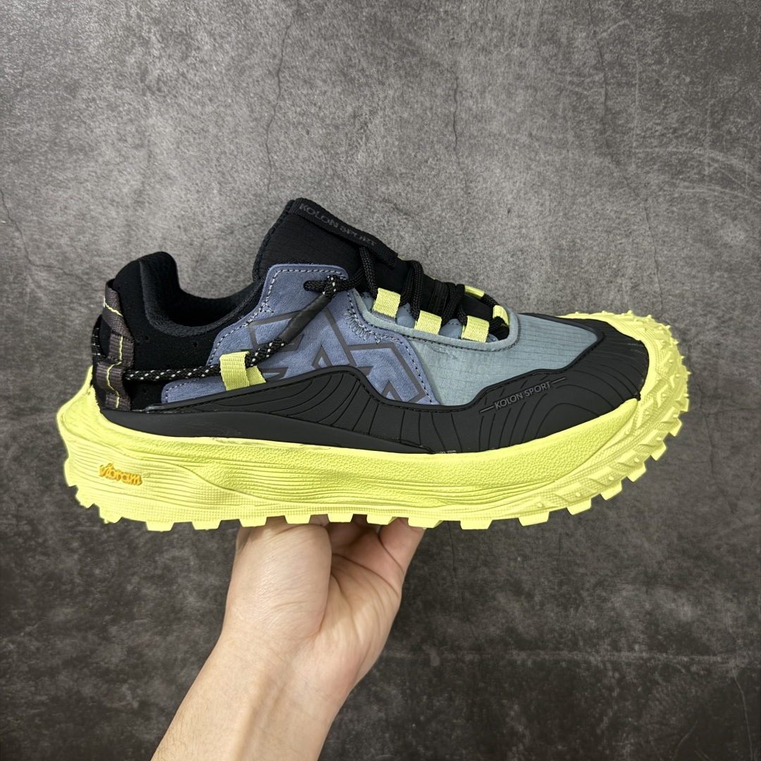 【纯原M版】可隆KOLON SPORT LITCAMP MEGA 时尚舒适 低帮 户外防水功能鞋 男女同款 防水支撑轻便回弹 低帮徒步鞋 纯原大厂出品 纯原版本👏 脚感软到像踩云朵☁️—鞋面柔软贴合脚型 走石子路也不硌脚 防滑V黄金大底纹路深似锯齿，泥地、陡坡都稳稳拿捏 下雨天也不怕打滑 黑色耐脏又百搭 日常穿去上班是低调质感 进山徒步是可靠装备，从城市到山野，一双鞋承包所有 “出走计划” 尺码：36-46-选品中心