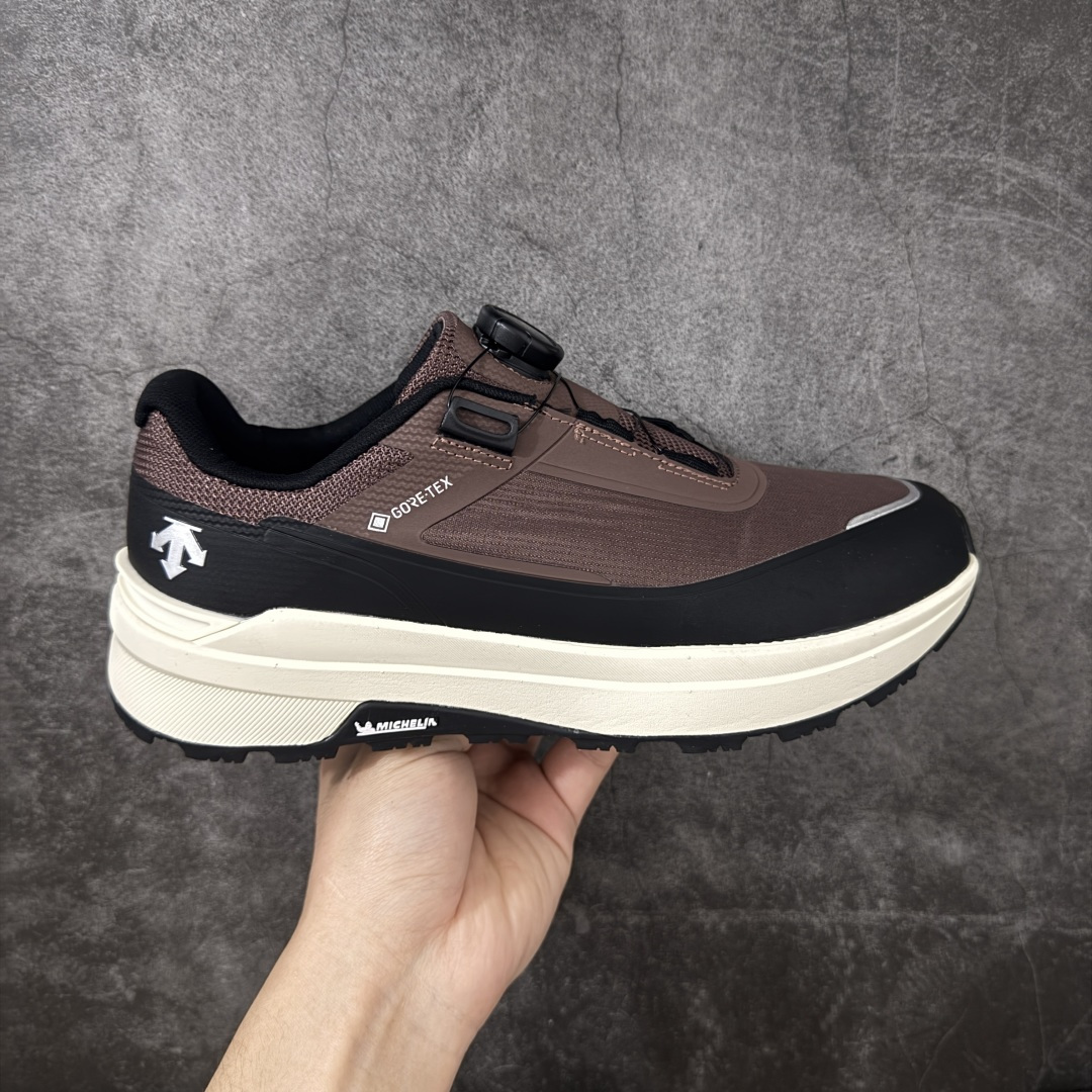 【升级版】DESCENTE BOA Dualis GTX迪桑特轻盈缓震皮鞋面时尚休闲运动覆盖防水男子越野跑鞋 官方同步 正确细节 正确灰色标 正确米其林大底 区别市场错版 尺码： 39-45-选品中心