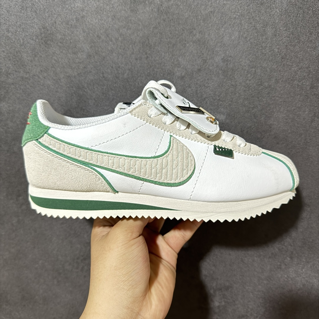 【公司级】Nk Classic Cortez 经典阿甘休闲跑步鞋 纯粹而执着的精神，使得Cortez种在了一代人的心里，无论是否喜欢它复古的鞋型，一双Nike Classic Cortez总是能让人难以抗拒，将他摆在鞋柜 货号：FQ0259-110 尺码：36-45 带半码-选品中心