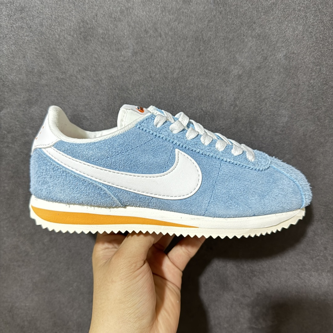 【公司级】Nk Classic Cortez 经典阿甘休闲跑步鞋 纯粹而执着的精神，使得Cortez种在了一代人的心里，无论是否喜欢它复古的鞋型，一双Nike Classic Cortez总是能让人难以抗拒，将他摆在鞋柜 货号：HF3142-400 尺码：36-45 带半码-选品中心