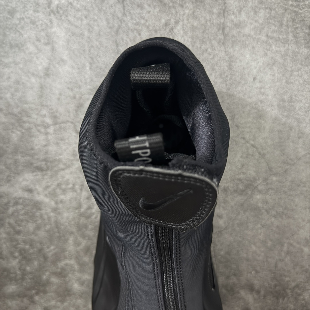 图片[8]-【莞顶纯原】Nike Air Flightposite One 飞行风一代系列中帮休闲运动文化篮球鞋“碳板黑风”碳板风一复刻版 风衣 FV5582-001 采用一次成型聚氨酯铸模脚型内膜鞋面材质 鞋垫嵌入前后掌ZOOM回弹缓震气垫 超大TPU模块组合耐磨橡胶大底❗️ 经典的全黑配色 Nike Air Flightposite 2014 “Carbon Fiber” 又将我们带回到那个难忘的年代。低调而奢华感十足的碳纤维纹路鞋面，经典的拉链式设计，在十多年后的今天，这款碳板风仍然颇具魅力，诸多细节值得细细品味。 尺码：40-46-选品中心