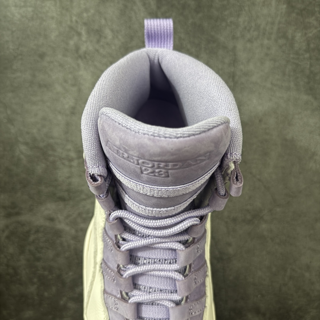 图片[8]-【纯原版本】Air Jordan 10 \”Hydrangeas\”乔丹aj10代绣球花米白紫 货号：IQ0388-101 尺码：38 38.5 39 40 40.5 41 42 42.5 43 44 44.5 45 46 47.5-选品中心