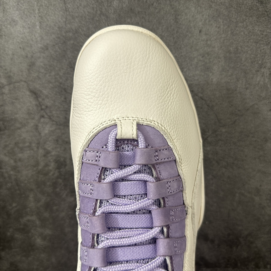 图片[5]-【纯原版本】Air Jordan 10 \”Hydrangeas\”乔丹aj10代绣球花米白紫 货号：IQ0388-101 尺码：38 38.5 39 40 40.5 41 42 42.5 43 44 44.5 45 46 47.5-选品中心