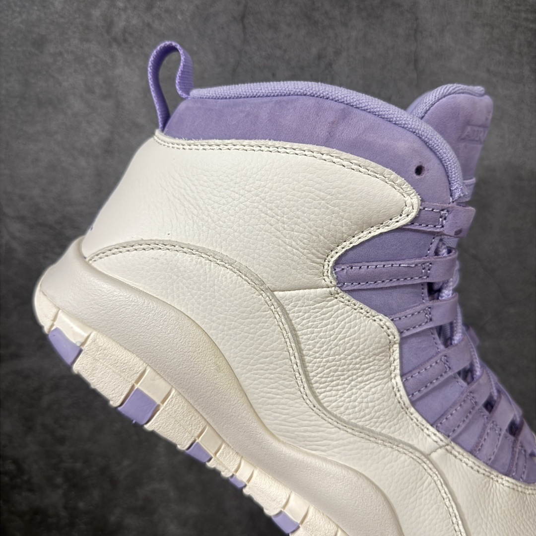 图片[7]-【纯原版本】Air Jordan 10 \”Hydrangeas\”乔丹aj10代绣球花米白紫 货号：IQ0388-101 尺码：38 38.5 39 40 40.5 41 42 42.5 43 44 44.5 45 46 47.5-选品中心