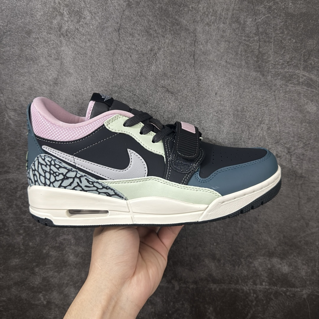 【纯原N版】Air Jordan Legacy AJ312 Low 低帮复古篮球鞋 CD7069-007 市场最强独一档产物 全套原纸板楦头开发 原厂大底磨具加持立体防滑纹理 原档数据后跟TPU子母扣魔术贴 原装可视Air Sole气垫 原汁原味最完美的312代版型 唯一正确鞋头趴度弧度高度鞋身腰线 进口港宝加持 后跟自然饱满 全鞋荧光划线卡点 追求极致完美 每一双都是工艺品 多重QC质检 超越公司货的品控标准 实实在在的免检产品 鞋身采用了皮革材质打造 横跨鞋面的魔术贴十分吸睛 侧面的Swoosh Logo的一部分被鞋面遮挡了一部分 颇具玩味 魔术贴上标有NK标识 而鞋舌上是Jordan的经典红色飞翼Logo 后跟和鞋底均采用了AJ3的设计 后跟上同样也使用了经典的爆裂纹图案 尺码：36-47.5-选品中心