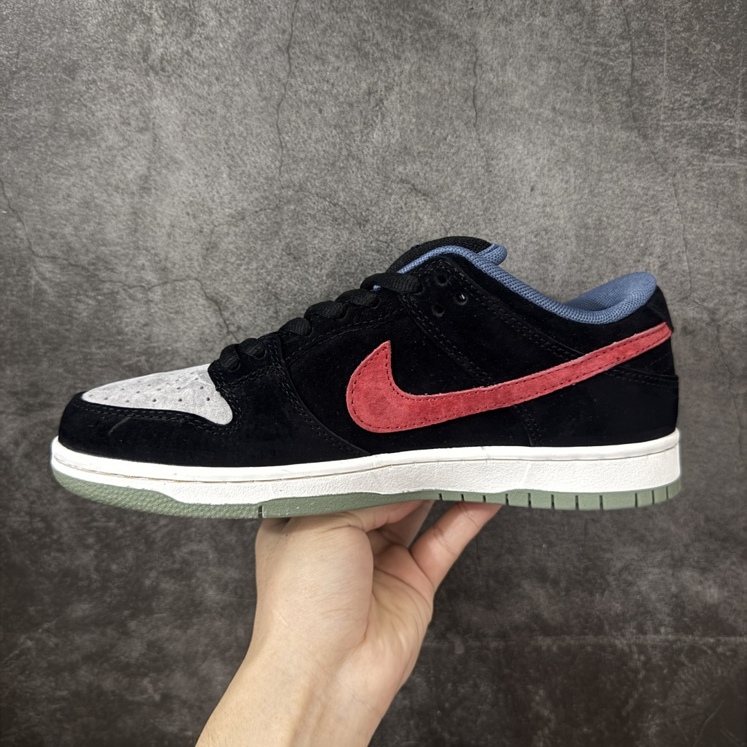 图片[2]-【公司级】Nike SB Dunk Low SB 黑棕红勾 低帮休闲板鞋 货号：HF3063-002 尺码：36 36.5 37.5 38 38.5 39 40 40.5 41 42 42.5 43 44 44.5 45 46-选品中心