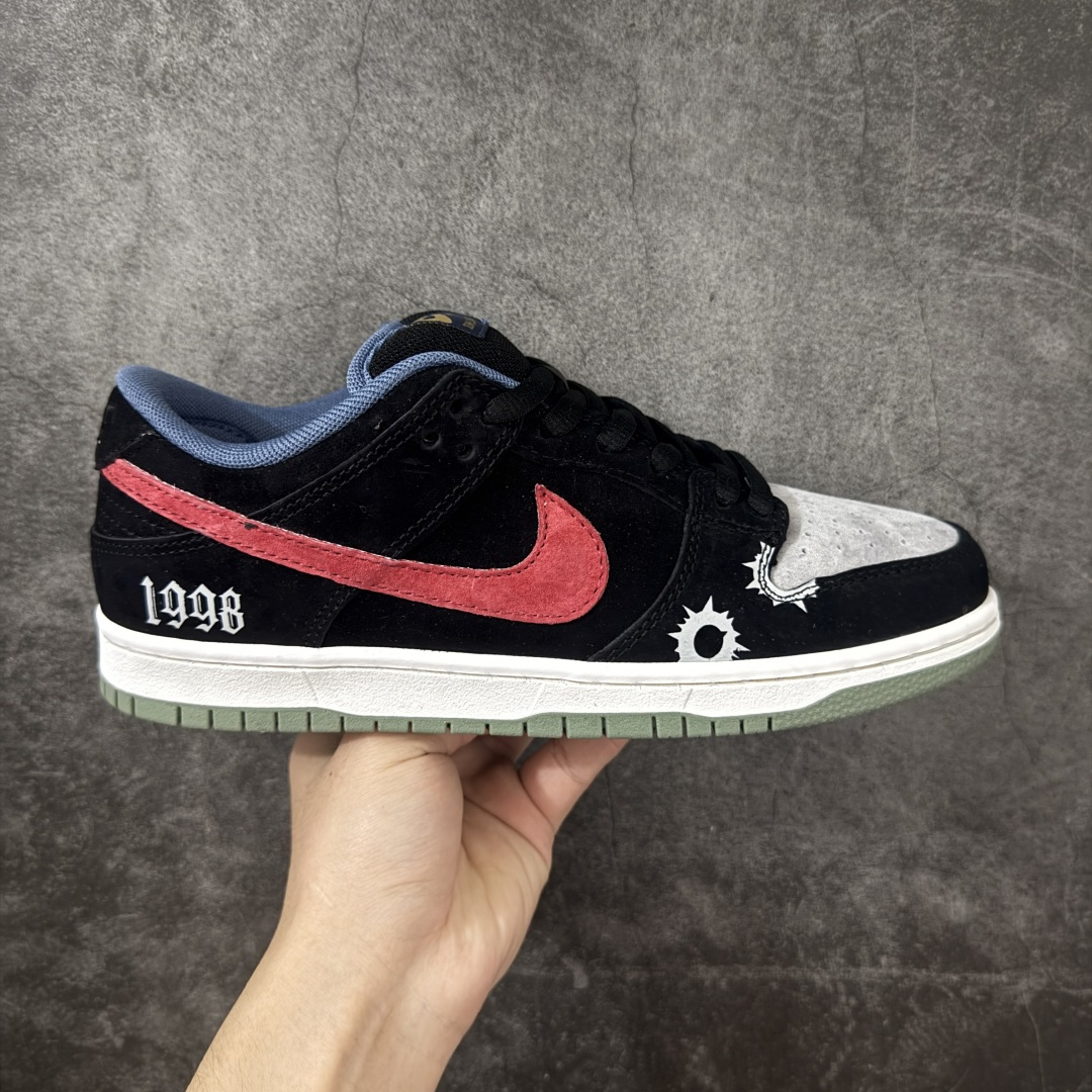 【公司级】Nike SB Dunk Low SB 黑棕红勾 低帮休闲板鞋 货号：HF3063-002 尺码：36 36.5 37.5 38 38.5 39 40 40.5 41 42 42.5 43 44 44.5 45 46-选品中心
