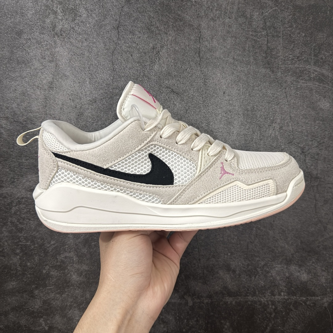 【N版纯原】Jordan CMFT Era 白黑粉 HJ6777-201 舒适简约低帮运动鞋 实拍首发 鞋面大面积的网眼透气性拉满 中底的大面积泡棉超级舒适 尺码：36 36.5 37 38.5 39 40 40.5 41 42 42.5 43 44 44.5 45-选品中心