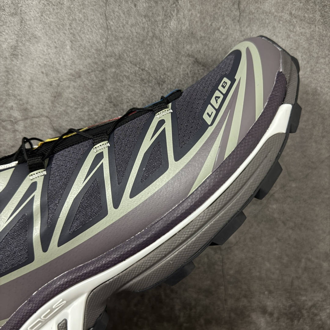 图片[6]-【W1版】 Salomon XT-6 萨洛蒙复古潮流户外机能登山跑鞋 478641 全套原纸板楦头开发 原厂特供网布配套加持 确保原汁原味 完美呈现版型 原档数据独家私模五层组合大底 原装Ortholite轻量化鞋垫 中底布带钢印编号 原厂TPU锁扣 进口港宝加持 后跟自然饱满 还原公司包裹性 鞋面以“锯齿”状的包裹系统呈现 在基色底之下加入了各种色点缀 将公司的最新技术和时尚前卫的造型融入耐用的长跑款式中 鞋面由 TPU 薄膜制成 并焊接在高耐磨网眼上 使其既时尚又坚固 由 ACS底盘支撑 可增强稳定性和支撑力 以及由橡胶凸耳 Contragrip外底覆盖的 EVA 缓冲中底 旨在应对崎岖的地形 鞋舌上的彩色Salomon 标签、Quicklace 系统以及鞋头、鞋舌和鞋跟上的附加品牌使细节更加完美 让穿着者可以轻松驾驭户外与通勤下的任何运动生活场景 无缝鞋身户外随意纵横 颜值与脚感兼备 出街通勤 绝对非常吸睛 你值得拥有 尺码：36 36.5 37.5 38 38.5 39 40 40.5 41 42 42.5 43 44 44.5 45-选品中心