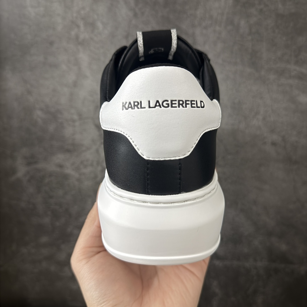图片[4]-【广东纯原版本】KARLLAGERFELD 卡尔·拉格斐 经典款厚底小白鞋 巩俐同款 卡尔·拉格斐被誉为“时尚界的凯撒大帝”，老佛爷穿了整个20世纪下半叶至21世纪初的时尚史。KARLLAGERFELD品牌正式成立于1984年，它不仅仅是一个时装品牌，更是卡尔·拉格斐个人风格的延伸——前卫、大胆且充满创意。 尺码：40-45-选品中心
