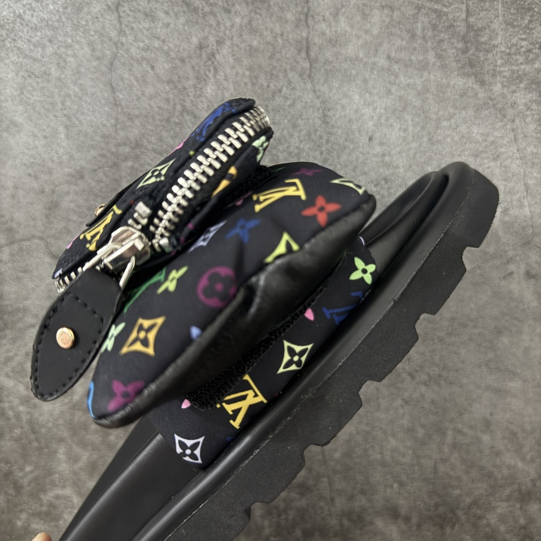 图片[6]-【广东礼盒版本】LOUIS VUITTON | 路易威登2024 𝐬𝐬💛春夏最新爆款魔术贴系列 情侣款厚底拖鞋 原版全套礼盒包装 鞋面：LV进口5D打印花布，牛皮内里 大底：原版开模大底 尺码： 35-44-选品中心