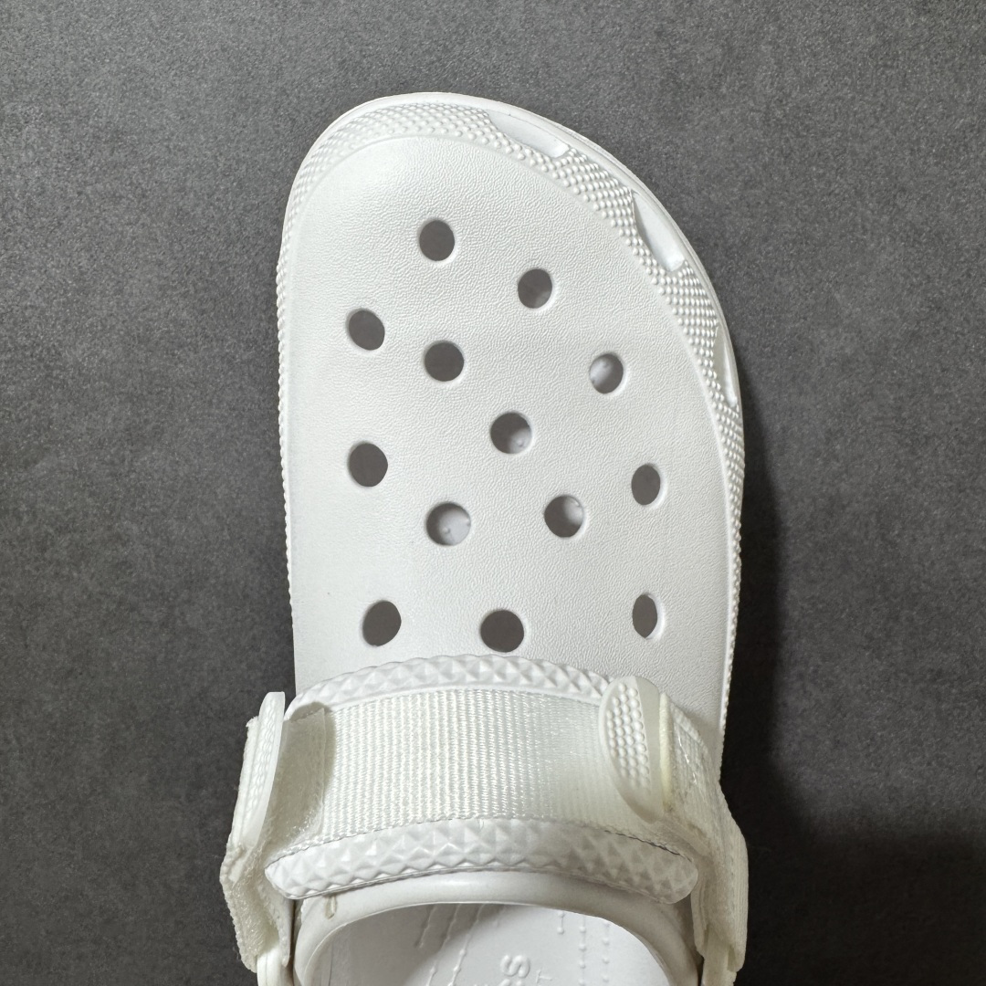 图片[5]-【公司级】Crocs new crush clog 卡骆驰休闲沙滩洞洞拖鞋凉鞋 213448-100 透明防水袋包装 尺码：34-40 M3-M7-选品中心
