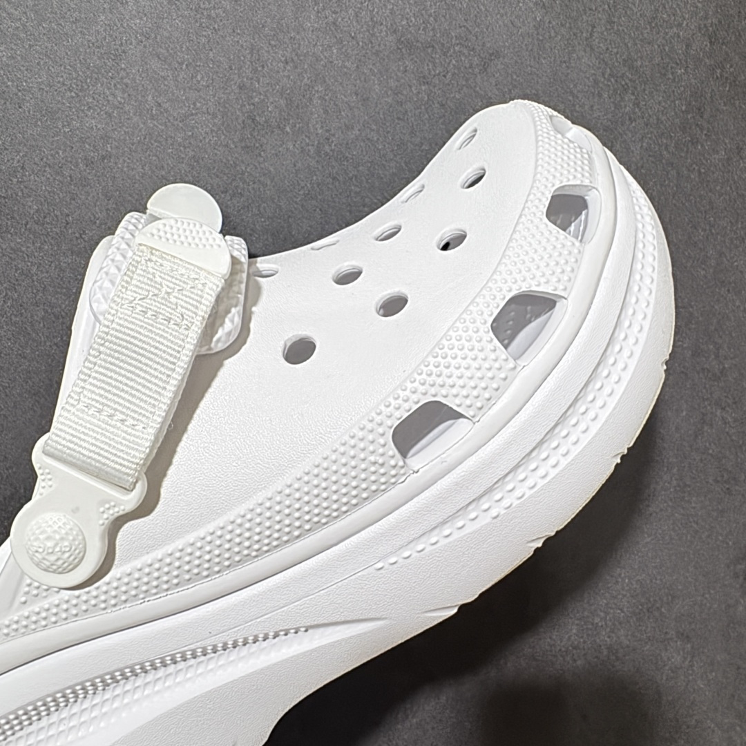 图片[8]-【公司级】Crocs new crush clog 卡骆驰休闲沙滩洞洞拖鞋凉鞋 213448-100 透明防水袋包装 尺码：34-40 M3-M7-选品中心