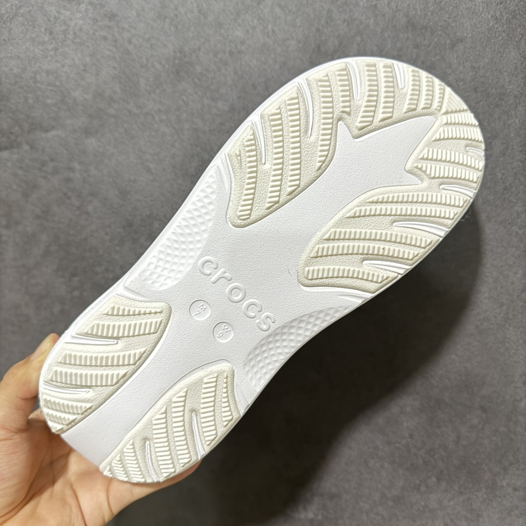 图片[9]-【公司级】Crocs new crush clog 卡骆驰休闲沙滩洞洞拖鞋凉鞋 213448-100 透明防水袋包装 尺码：34-40 M3-M7-选品中心