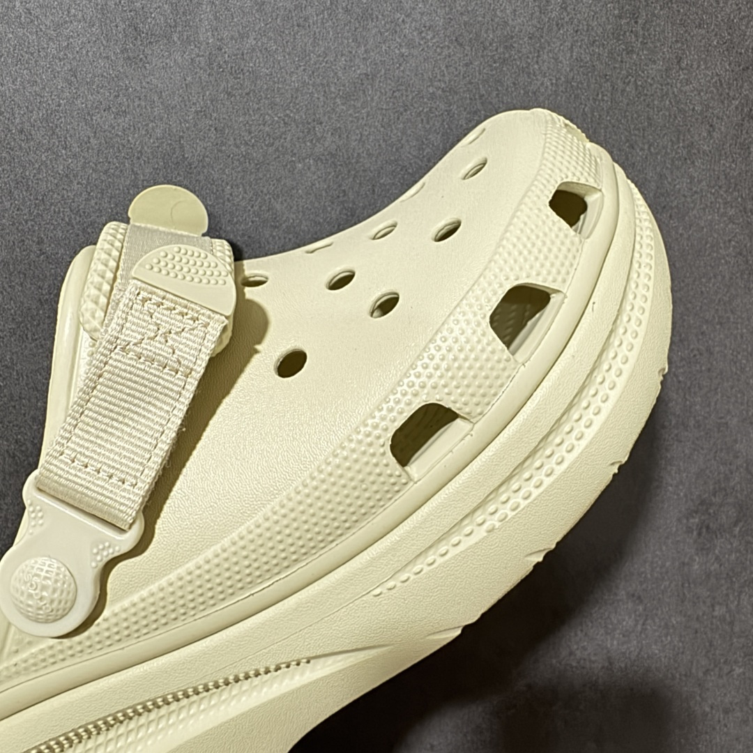 图片[8]-【公司级】Crocs new crush clog 卡骆驰休闲沙滩洞洞拖鞋凉鞋 213448-2Y2 透明防水袋包装 尺码：34-40 M3-M7-选品中心
