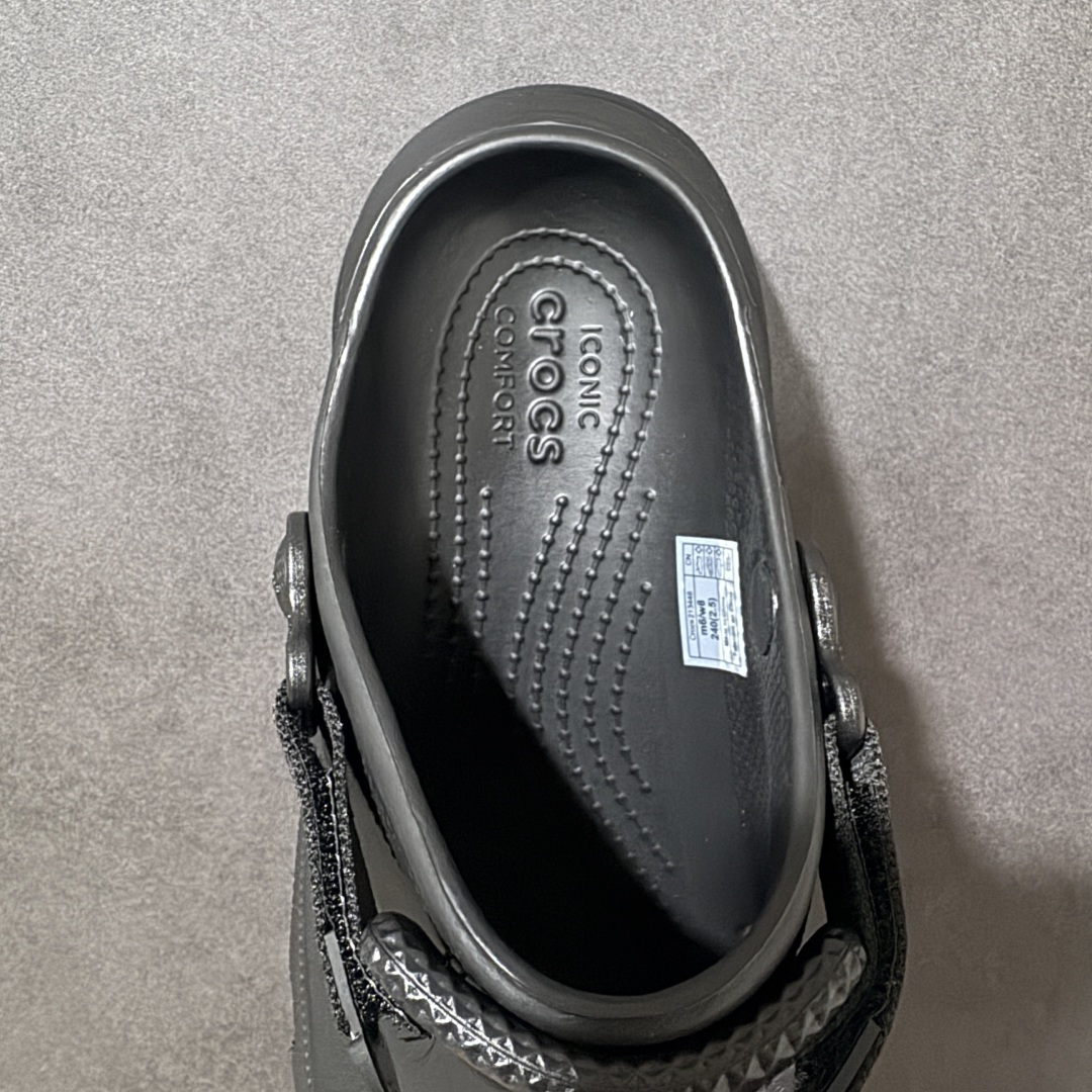 图片[6]-【公司级】Crocs new crush clog 卡骆驰休闲沙滩洞洞拖鞋凉鞋 213448-001 透明防水袋包装 尺码：34-40 M3-M7-选品中心