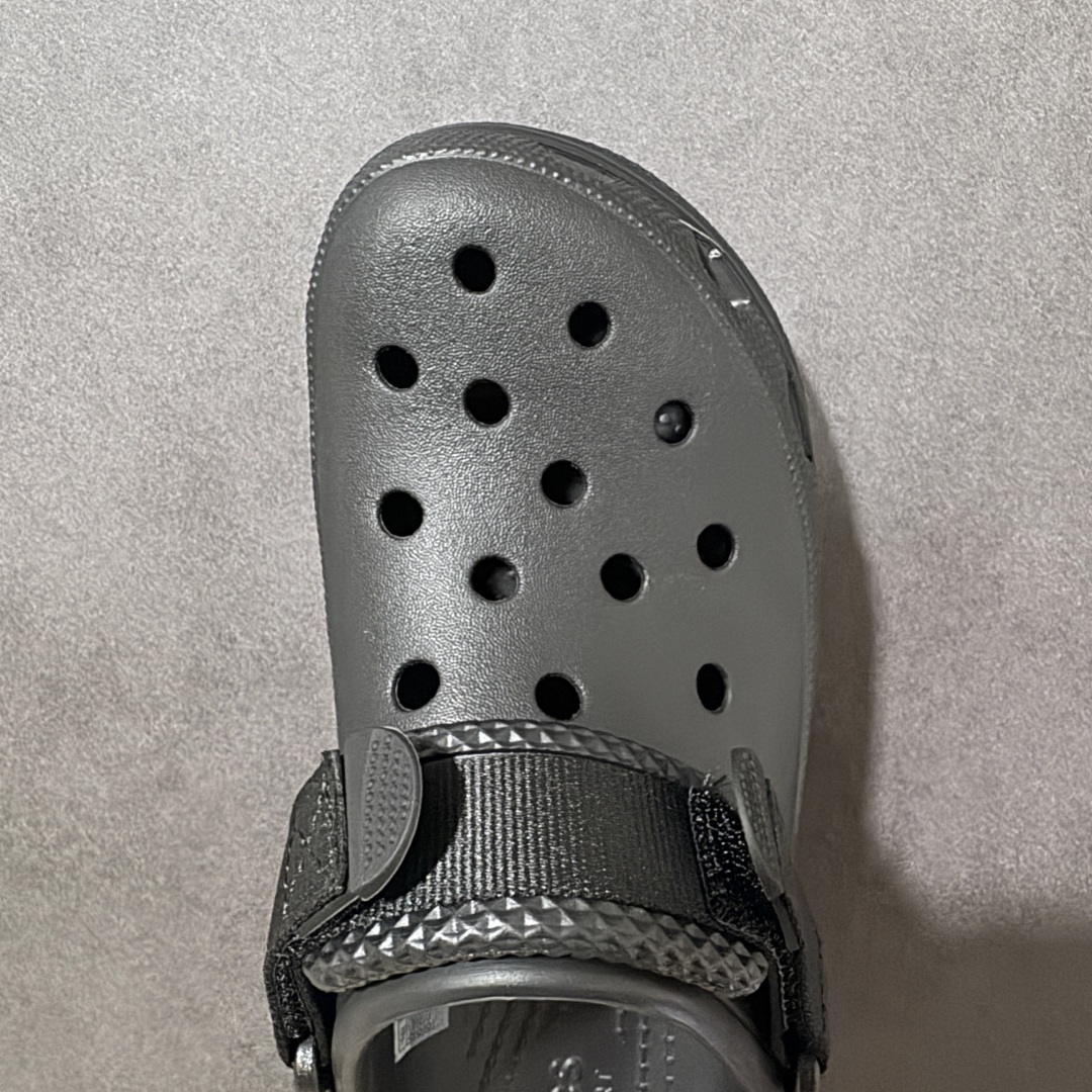 图片[5]-【公司级】Crocs new crush clog 卡骆驰休闲沙滩洞洞拖鞋凉鞋 213448-001 透明防水袋包装 尺码：34-40 M3-M7-选品中心