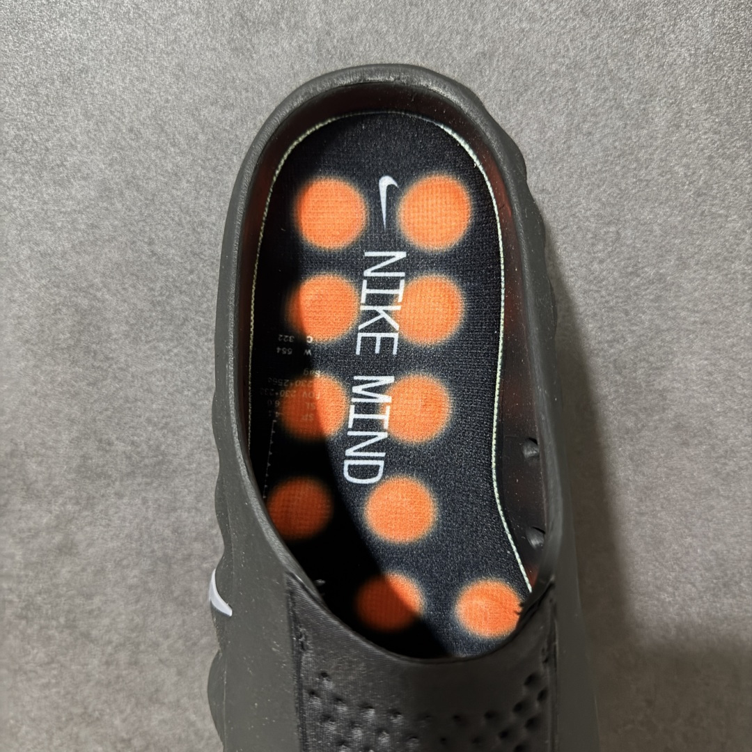 图片[6]-【纯原V版】Nike Mind 001 神经科学足底按摩拖鞋 包头拖鞋HQ4307-001  纯原1：1 从神经科学中汲取灵感 鞋面采用穿孔透气织物材质 鞋底22个独立泡棉节点 科技感满满。  尺码：36-47.5 偏小1-2码数-选品中心