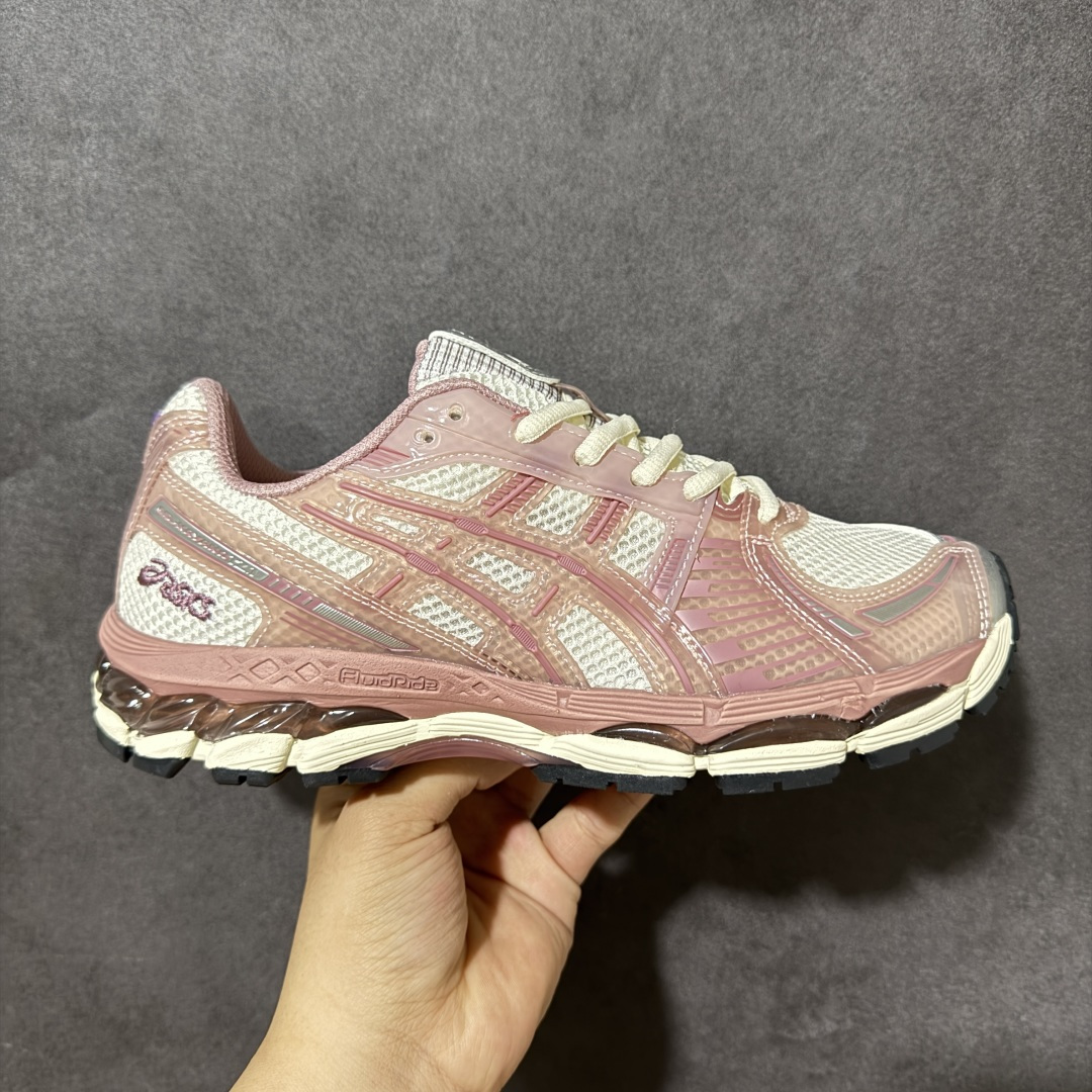 【公司级】Asics Gel-Kayano 12.1 亚瑟士 运动休闲透气专业跑鞋 采用工程弹性双层再生针织密度鞋面材质 后跟3D可视GEL缓震乳胶物料 升级FF BLAST PLUS全新缓震中底部位科技材质 外置高耐磨橡胶外底 稳步升级 跑出节奏 货号：1203B144-101 尺码：36-46-选品中心