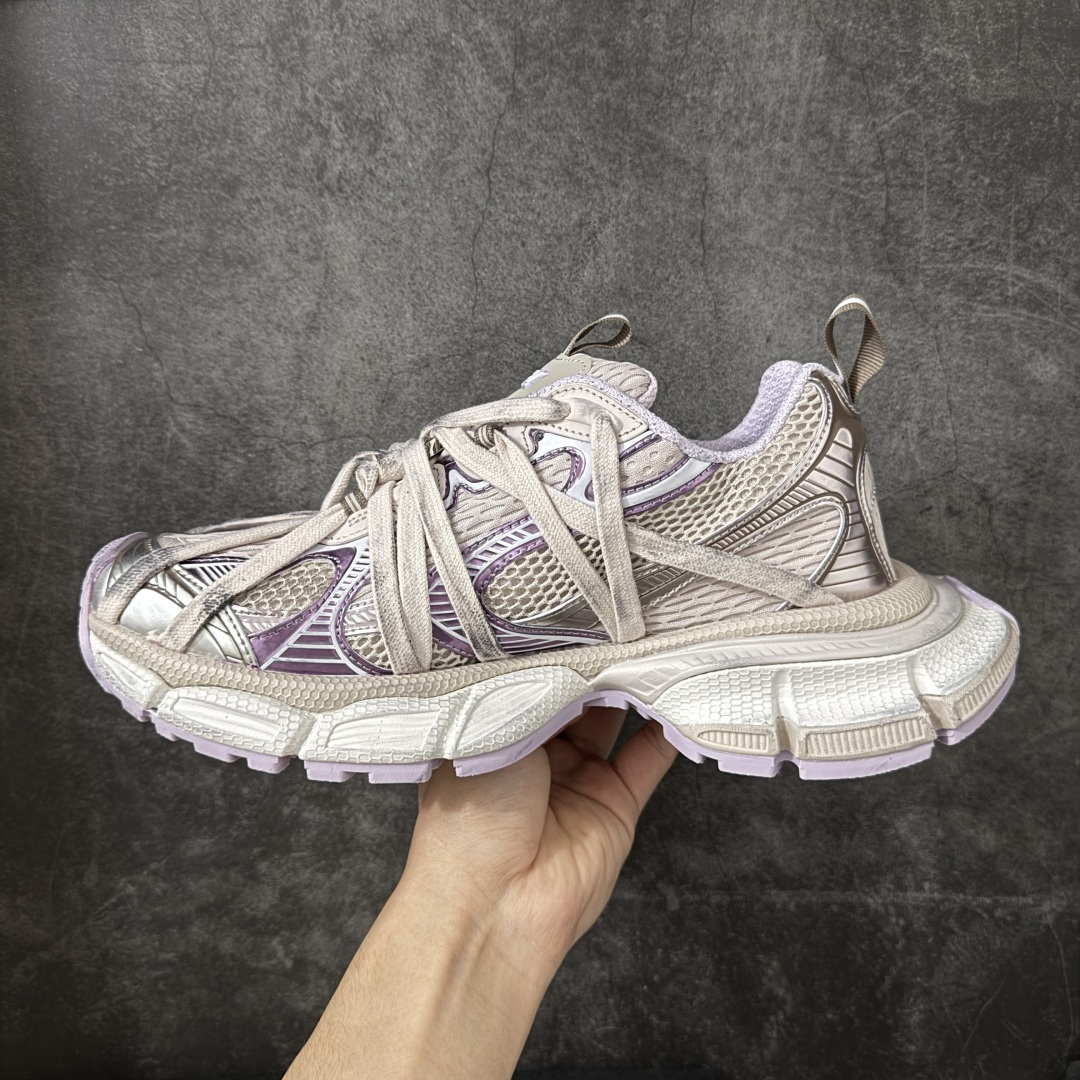 图片[2]-【VG版】Balenciaga 巴黎世家 3XL 绑带新款B扣蜘蛛侠 做旧 老爹鞋 全网此配色首家出货 配件齐全 原厂组合大底 原厂鞋面 做旧细节见高清实拍 该有的材料配置、做工工艺和配套配件全部拉满 尺码：35 36 37 38 39 40 41 42 43 44 45 46-选品中心