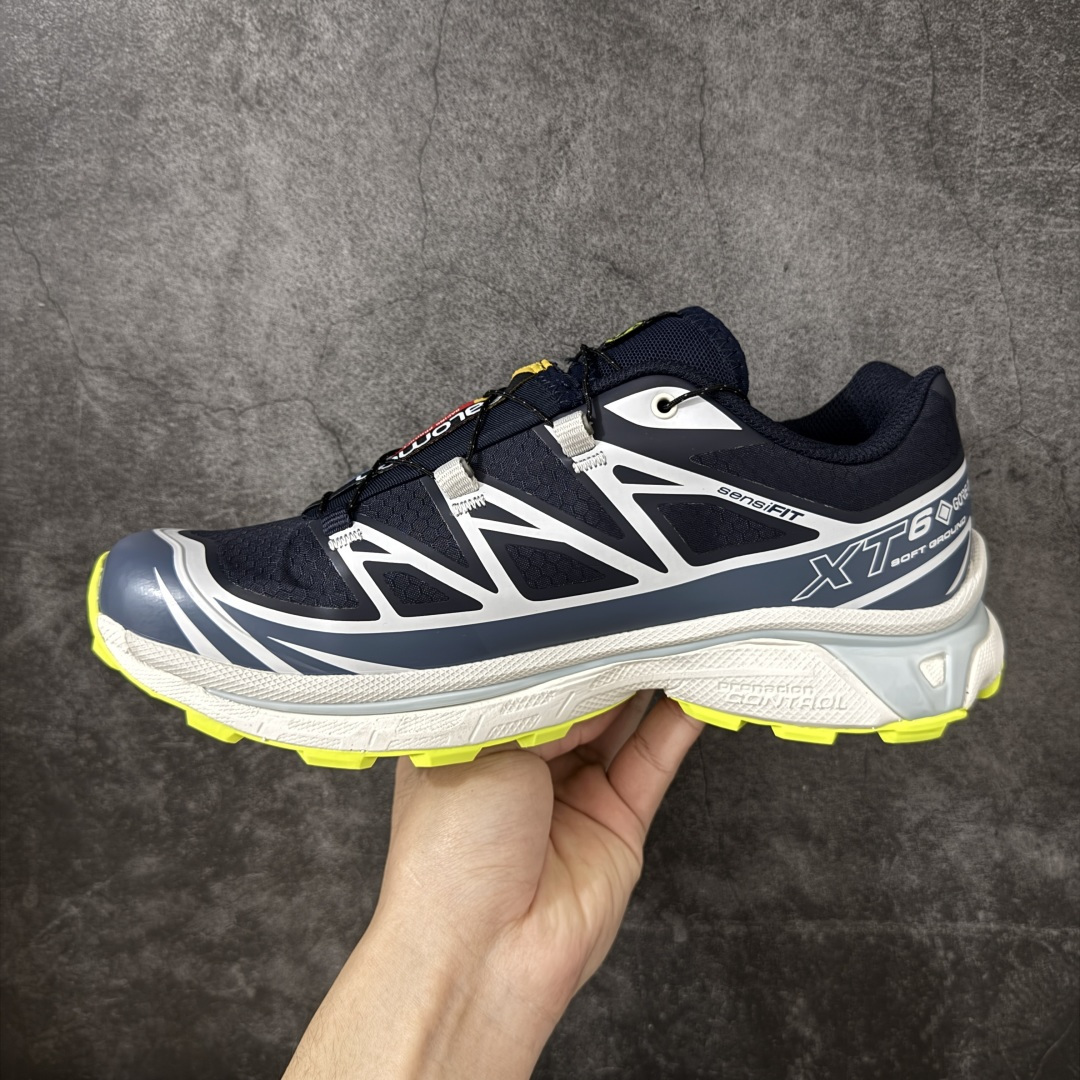 图片[2]-【外贸S版】 Salomon XT-6 GTX 防水款新配色 萨洛蒙复古潮流户外机能登山跑鞋 417411 此版实测试不防水 纯原外贸平台特供订单 最大做到46码 真尺码带半码 全套原纸板楦头开发 原汁原味完美版型 原档数据独家私模五层组合大底 原装Ortholite轻量化鞋垫 原厂TPU锁扣 进口港宝加持 后跟自然饱满 还原公司包裹性 尺码：36 36.5 37.5 38 38.5 39 40 40.5 41 42 42.5 43 44 44.5 45 46-选品中心