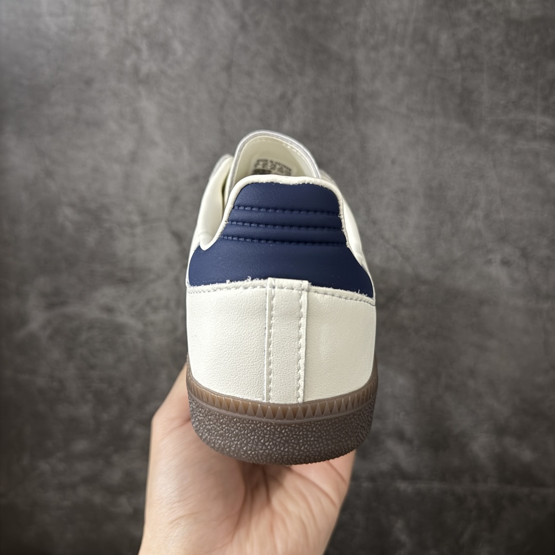 图片[4]-【纯原HZ版】Adidas Originals Samba白蓝 桑巴舞系列绅士德训足球风百搭低帮休闲运动板鞋 货号：IH6627 尺码：35.5-45-选品中心