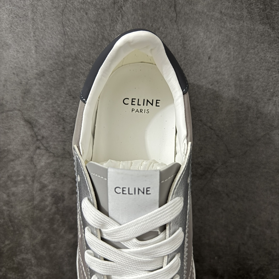 图片[8]-【纯原版】CELINE．赛琳2026春夏新款 Racer系列复古小白鞋德训鞋休闲运动鞋 这款赛琳运动鞋充满街头感，拼色设计非常赞，侧面与后跟的LOGO让他简单又不失调性，上脚非常好看 面料原版进口麂皮拼接尼龙布 内里羊皮 原版开模防滑TPU大底 尺码：35-40-选品中心