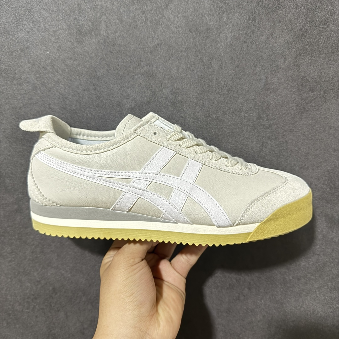 【公司级】Onitsuka Tiger MEXICO 66 PF 鬼冢虎 低帮减震支撑低邦运动休闲鞋 货号：1183C156-100 尺码：36-45-选品中心