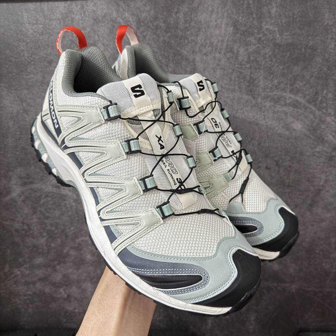 【绿x版】SALOMON XA Pro 3D ADV 萨洛蒙潮流越野机能户外功能鞋 浅绿红 492619新配色出货 纯原外贸平台特供订单 耗时半年巨作 全套原纸板楦头开发 原厂特供网布配套加持 确保原汁原味 完美呈现版型 原档数据独家私模五层组合大底 男女鞋同步官方开发至46.5 原装Ortholite轻量化鞋垫 中底布带钢印编号 原厂TPU锁扣 进口港宝加持 后跟自然饱满 还原公司包裹性 鞋面采用SENSIFT贴合技术 全方位贴合包裹脚型 鞋跟部鞋底牵引设计 提供强大的抓地性能 更适应野外崎岖不平的道路 其3D ADVANCED CHASSIS底盘 材料轻量大化 钉齿设计更具稳定性 防护性 鞋底易磨损区运用CONTAGRIP高耐磨材料 应对城市硬质路面长距离跑考验 尺码：36 36.5 37.5 38 38.5 39 40 40.5 41 42 42.5 43 44 44.5 45 46 46.5-选品中心