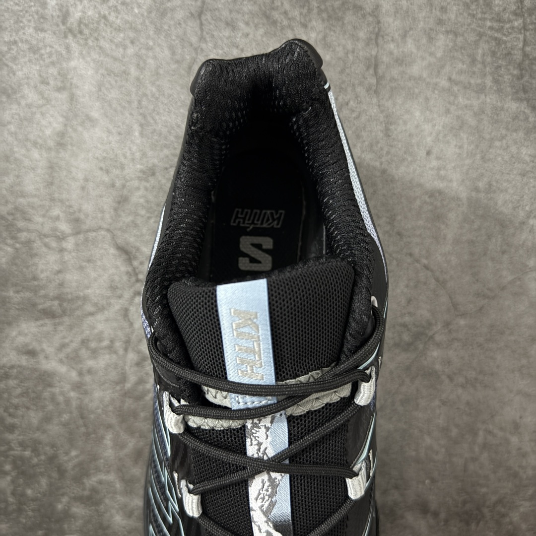 图片[8]-【纯原版】Salomon XT-4K Kith 萨洛蒙系列低帮城市越野机能透气休闲运动鞋 454508 鞋舌处附有迷你网眼袋收纳鞋绳以及下方的多色 Logo 标签 接着搭载奶油色 ACS 技术中底以及金色 TPU 塑料部件提升鞋款耐用性 中底与鞋面之间饰有海蓝色条状细节有效增添鞋款层次 最后应用黑色 Contragrip Chevron 外底完成鞋款设计 这次配色颇为高调 两款配色均以绚丽的渐变设计呈现 一款以粉紫渐变主打 另一款以黄绿渐变呈现 视觉效果相当吸睛 鞋面的使用玻璃纤维覆盖物加固 并通过细绳扣系带系统进行锁定 Salomon 的品牌logo 出现在脚后跟和前掌部位 中底虽然偏薄 但非常耐用 与模压塑料ACS 框架以及致密AC2 Muscle 鞋底单元结合 能够提供出色的支撑力和缓冲性 尺码：36 36.5 37.5 38 38.5 39 40 40.5 41 42 42.5 43 44 44.5 45-选品中心
