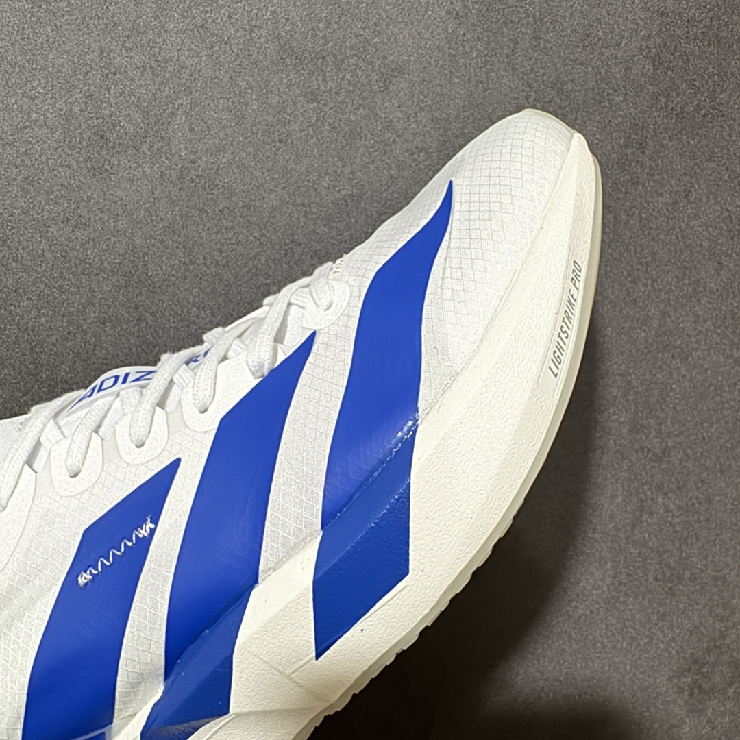 图片[8]-【公司级】adidas Adizero Japan 9 M鞋面采用网眼织物等透气材质 • 支撑稳定：鞋仓空间合理，鞋带调整好后，鞋面贴合锁定感强，能将双脚牢牢固定在中底之上；后跟海绵填充增加，对脚踝包裹感增强，提供良好的支撑与稳定性。 • 减震缓震：中底采用Lightstrike Pro材质，厚度为27mm，能有效吸收冲击力，提供良好的缓震效果和能量回馈。 • 轻质耐磨：采用轻量化设计，重量较轻，跑步时更轻松；橡胶大底搭配精心设计的防滑纹路，抓地力强，耐磨防滑性能出色。 货号：JQ0765 尺码：36 36⅔ 37⅓ 38 38⅔ 39⅓ 40 40⅔ 41⅓ 42 42⅔ 43⅓ 44 45-选品中心