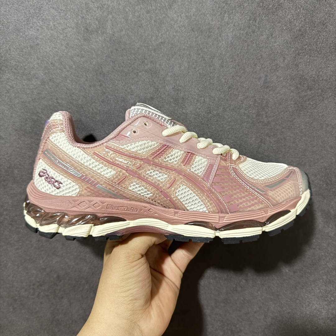 【公司级】Asics Gel-Kayano 12.1 亚瑟士 运动休闲透气专业跑鞋 采用工程弹性双层再生针织密度鞋面材质 后跟3D可视GEL缓震乳胶物料 升级FF BLAST PLUS全新缓震中底部位科技材质 外置高耐磨橡胶外底 稳步升级 跑出节奏 货号：1203B144-101 尺码：36-47.5-选品中心