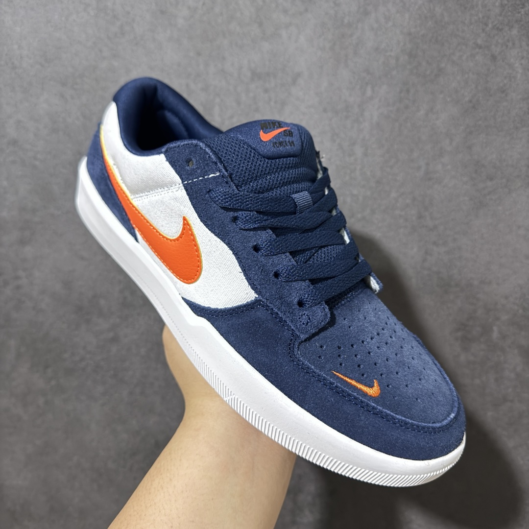 图片[3]-【公司级】Nike SB Force 58 FS-深蓝橘 硫化杯底 原楦版型 独家私模 融入打孔设计 独家独立真半码 帆布和麂皮绒面制成 浓浓复古年而不腻 经久耐穿 硫化结构则有效提升灵活性 穿上这款创意力作 助你耀动街头 为你打造彰显经典篮球风范的整体造型 货号：DV5477-400 尺码：36 36.5 37.5 38 38.5 39 40 40.5 41 42 42.5 43 44 44.5 45-选品中心