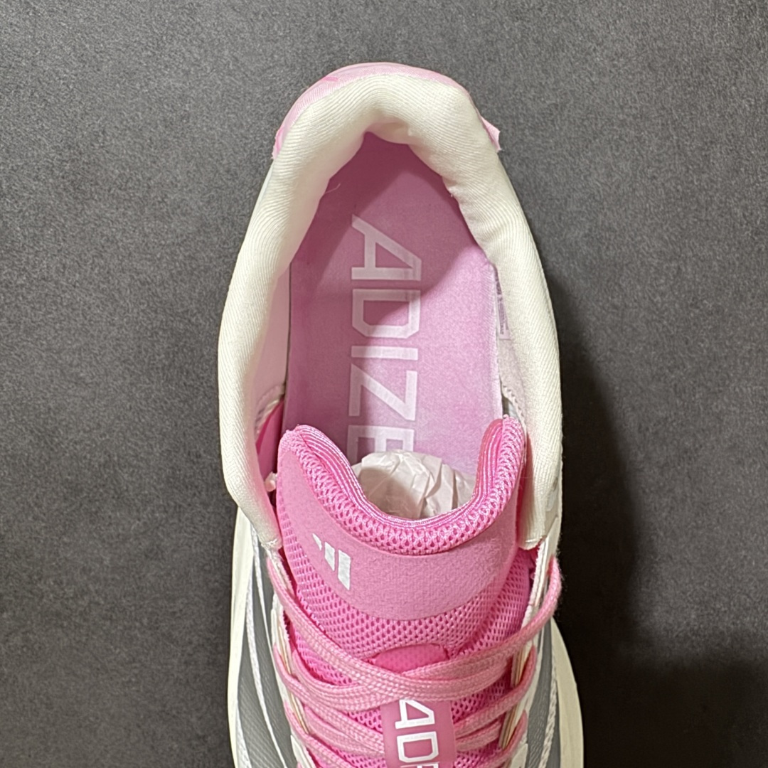图片[6]-【公司级】adidas adizero BOSSTN 13 透气网眼竞速跑鞋Boost 缓震底 阿迪 后跟加厚 呵护脚后跟 立体保护软绵鞋口 轻松穿脱不磨脚 安全防撞包裹鞋头 符合人体结构 精心设计 行走柔软触感 货号：JQ9667 尺码：36 36.5 37 38 38.5 39 40 40.5 41 42 42.5 43 44 45 46-选品中心