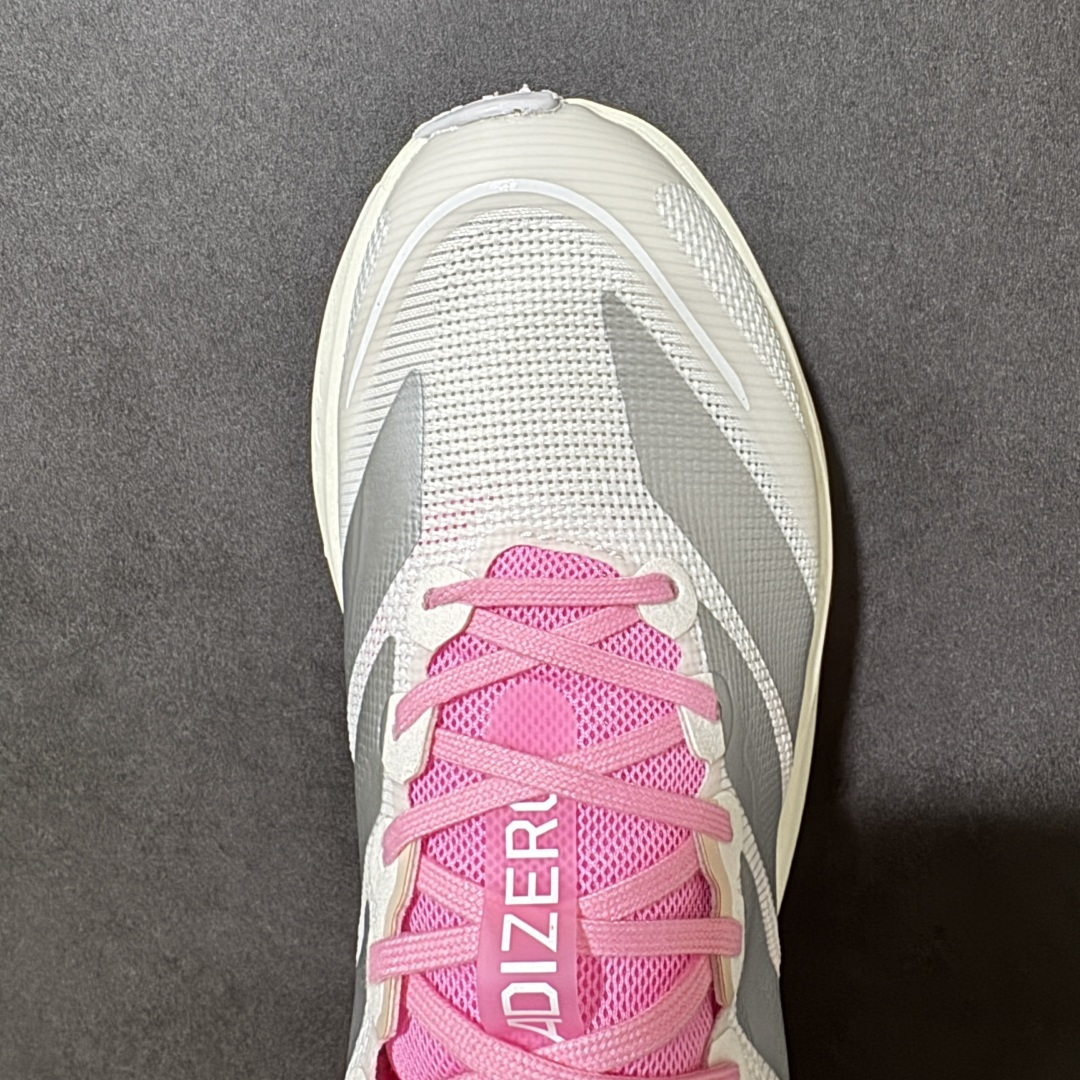 图片[5]-【公司级】adidas adizero BOSSTN 13 透气网眼竞速跑鞋Boost 缓震底 阿迪 后跟加厚 呵护脚后跟 立体保护软绵鞋口 轻松穿脱不磨脚 安全防撞包裹鞋头 符合人体结构 精心设计 行走柔软触感 货号：JQ9667 尺码：36 36.5 37 38 38.5 39 40 40.5 41 42 42.5 43 44 45 46-选品中心