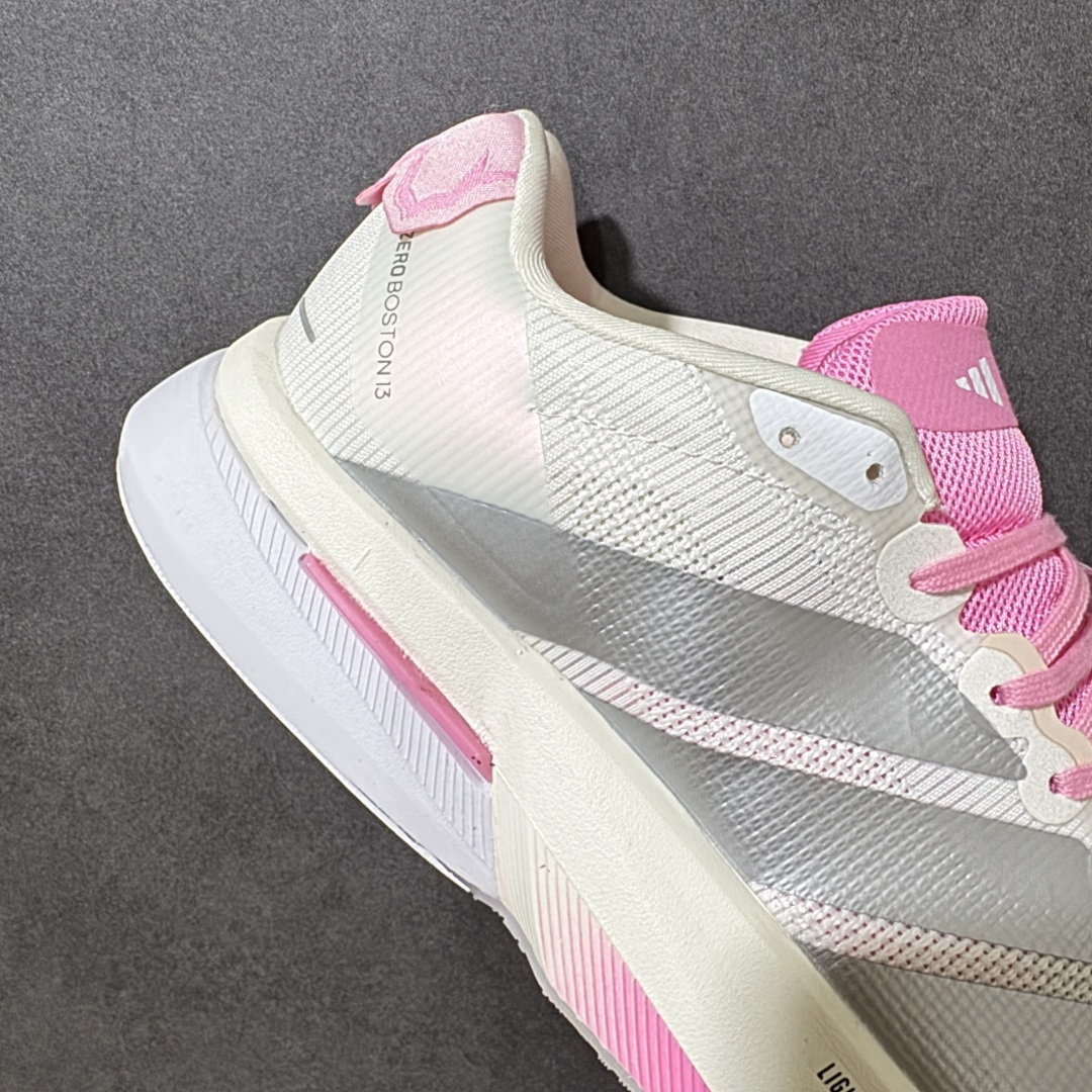 图片[7]-【公司级】adidas adizero BOSSTN 13 透气网眼竞速跑鞋Boost 缓震底 阿迪 后跟加厚 呵护脚后跟 立体保护软绵鞋口 轻松穿脱不磨脚 安全防撞包裹鞋头 符合人体结构 精心设计 行走柔软触感 货号：JQ9667 尺码：36 36.5 37 38 38.5 39 40 40.5 41 42 42.5 43 44 45 46-选品中心