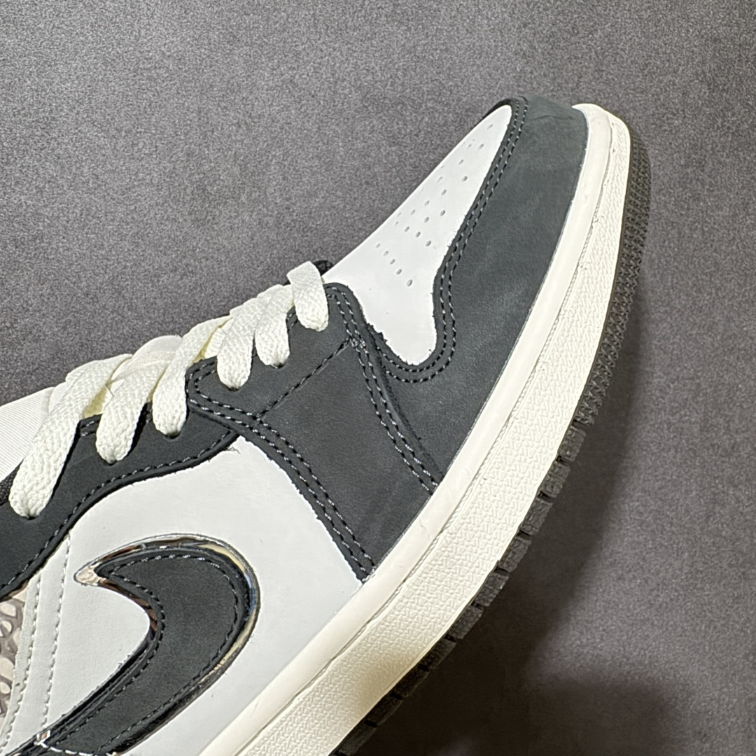 图片[8]-【公司级】Jordan Air Jordan 1 LOW SE V2 帆白宝蓝 低帮版型不挑脚型，鞋身荔枝纹质感拉满，大厂纯原品质出货 超高清洁度 皮料切割干净无任何毛边 细节完美 货号：IU2268-100 尺码：36 36.5 37 38 38.5 39 40 40.5 41 42 42.5 43 44 45 46-选品中心