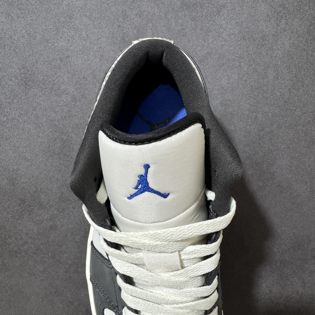 图片[6]-【公司级】Jordan Air Jordan 1 LOW SE V2 帆白宝蓝 低帮版型不挑脚型，鞋身荔枝纹质感拉满，大厂纯原品质出货 超高清洁度 皮料切割干净无任何毛边 细节完美 货号：IU2268-100 尺码：36 36.5 37 38 38.5 39 40 40.5 41 42 42.5 43 44 45 46-选品中心