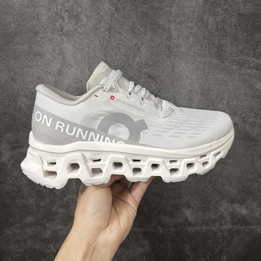 【PZ纯原】On昂跑 Cloudmonster 3.0 怪兽三代双层底 鞋款以网球为灵感的运动休闲鞋，大胆的复古外观与革新科技融合，助力运动生活的活力探索，让你尽享全天候舒适；多层叠加的环保人造皮革打造富有质感的鞋面，结合缝线、透气孔细节，体现恰到好处的复古美学。多款配色打破网球场的固有规则，带来焕然一新的视觉享受。 尺码：36 37 38 39 40 41 42 43 44 45 46-选品中心