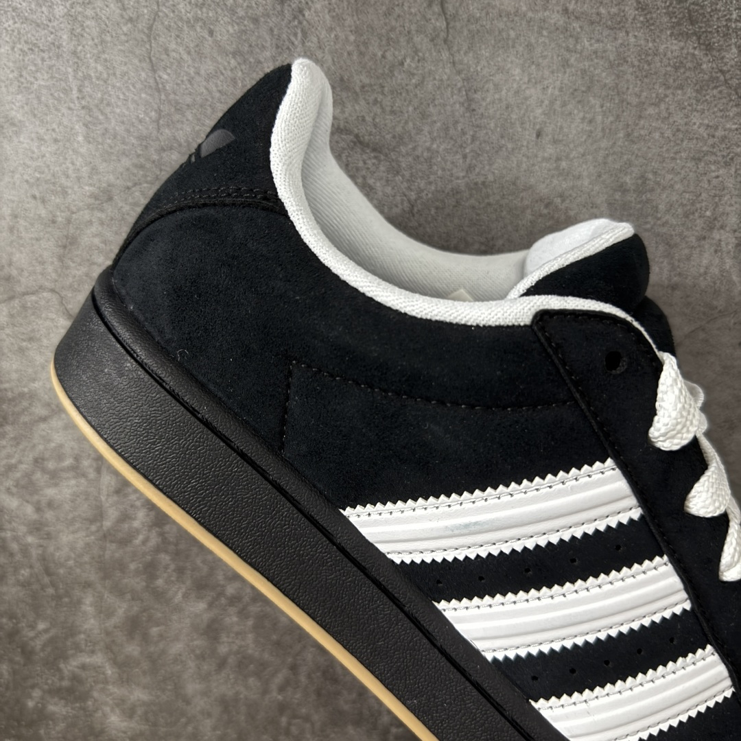图片[7]-【GX纯原】adidas originals SUPERSTAR Paris 贝壳头黑白绒面 货号：KI3512 渠道正品订单 诠释市场最高工艺水平 贝壳头经典小白板鞋 专柜上架同步配色 全鞋进口头层皮料打造。区别市面普通真标版本，进出专柜无压力 尺码：35 36 36.5 37.5 38 38.5 39 4040.5 41 42 42.5 43 44 44.5 45-选品中心