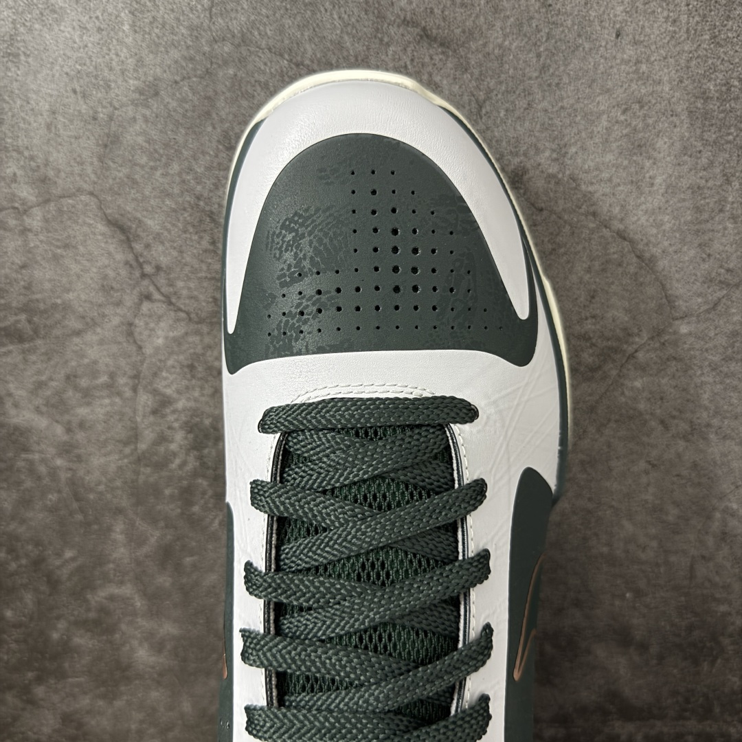 图片[5]-【Star版本】Nike Zoom Kobe 5 Protro EYBL Forest Green 灰绿 货号：CD4991-300 完美复刻公司货 前掌超大Zoom Turbo气垫 后掌EVA缓震 真正的原汁原味 还原ZP脚感 全身鞋材卡料色独家定制 唯一正确喷漆工艺Swoosh 正确凹凸蛇鳞工艺 正确鞋面渐变效果 内全置真动飞态线 独立原厂模具 最大尺码达到48.5码 首批不拼图大几率过验 亲测已过 支持各种高强度实战 无需担心 上脚价 补货周期极长 脚宽建议买大半码 科比系列前掌偏窄 不影响二次销售 支持七天无理由退换 尺码：40 40.5 41 42 42.5 43 44 44.5 45 45.5 46 47.5 48.5-选品中心
