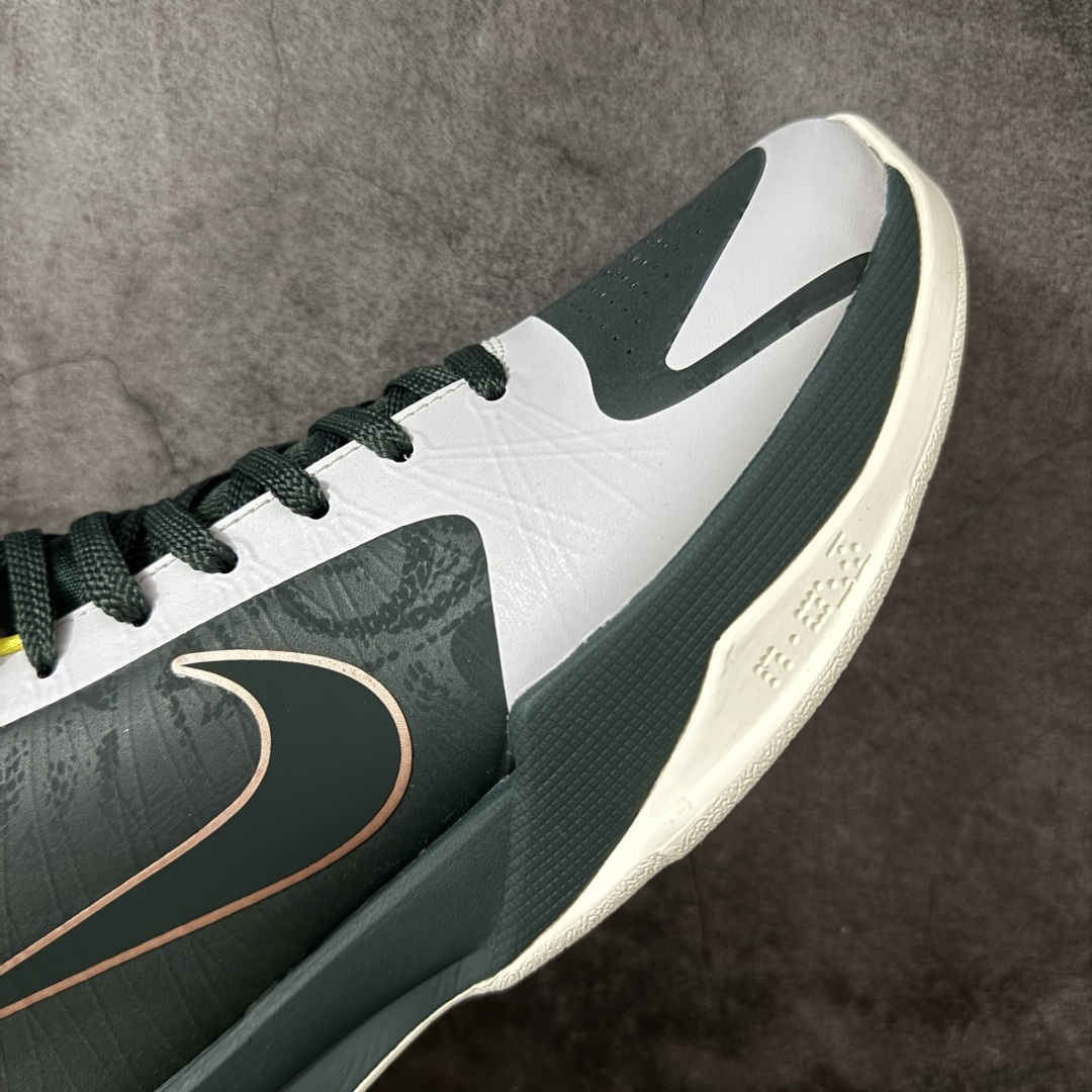图片[6]-【Star版本】Nike Zoom Kobe 5 Protro EYBL Forest Green 灰绿 货号：CD4991-300 完美复刻公司货 前掌超大Zoom Turbo气垫 后掌EVA缓震 真正的原汁原味 还原ZP脚感 全身鞋材卡料色独家定制 唯一正确喷漆工艺Swoosh 正确凹凸蛇鳞工艺 正确鞋面渐变效果 内全置真动飞态线 独立原厂模具 最大尺码达到48.5码 首批不拼图大几率过验 亲测已过 支持各种高强度实战 无需担心 上脚价 补货周期极长 脚宽建议买大半码 科比系列前掌偏窄 不影响二次销售 支持七天无理由退换 尺码：40 40.5 41 42 42.5 43 44 44.5 45 45.5 46 47.5 48.5-选品中心