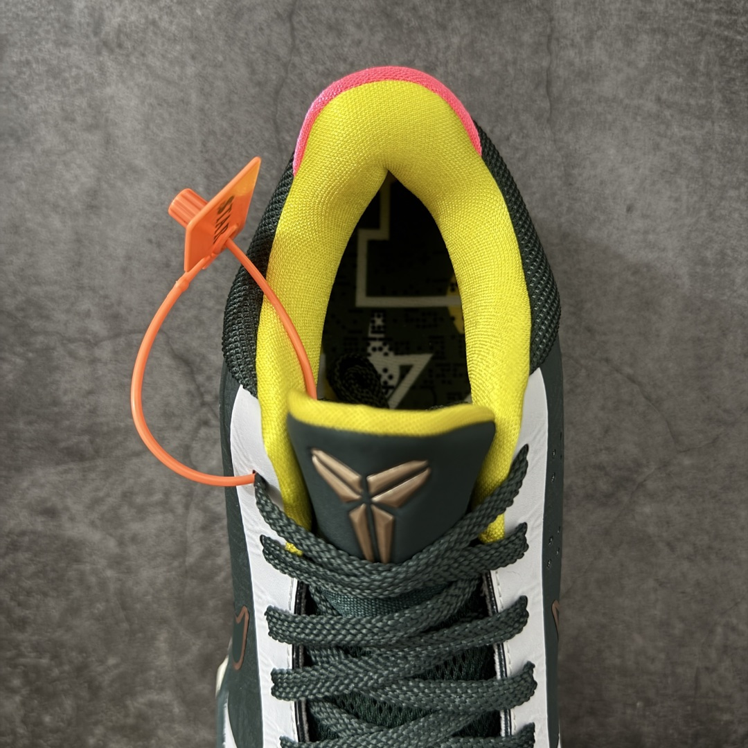 图片[8]-【Star版本】Nike Zoom Kobe 5 Protro EYBL Forest Green 灰绿 货号：CD4991-300 完美复刻公司货 前掌超大Zoom Turbo气垫 后掌EVA缓震 真正的原汁原味 还原ZP脚感 全身鞋材卡料色独家定制 唯一正确喷漆工艺Swoosh 正确凹凸蛇鳞工艺 正确鞋面渐变效果 内全置真动飞态线 独立原厂模具 最大尺码达到48.5码 首批不拼图大几率过验 亲测已过 支持各种高强度实战 无需担心 上脚价 补货周期极长 脚宽建议买大半码 科比系列前掌偏窄 不影响二次销售 支持七天无理由退换 尺码：40 40.5 41 42 42.5 43 44 44.5 45 45.5 46 47.5 48.5-选品中心