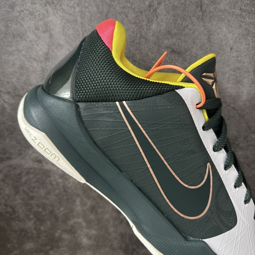 图片[7]-【Star版本】Nike Zoom Kobe 5 Protro EYBL Forest Green 灰绿 货号：CD4991-300 完美复刻公司货 前掌超大Zoom Turbo气垫 后掌EVA缓震 真正的原汁原味 还原ZP脚感 全身鞋材卡料色独家定制 唯一正确喷漆工艺Swoosh 正确凹凸蛇鳞工艺 正确鞋面渐变效果 内全置真动飞态线 独立原厂模具 最大尺码达到48.5码 首批不拼图大几率过验 亲测已过 支持各种高强度实战 无需担心 上脚价 补货周期极长 脚宽建议买大半码 科比系列前掌偏窄 不影响二次销售 支持七天无理由退换 尺码：40 40.5 41 42 42.5 43 44 44.5 45 45.5 46 47.5 48.5-选品中心